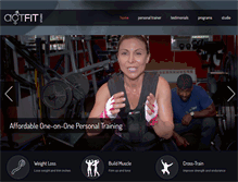 Tablet Screenshot of actfitstudio.com